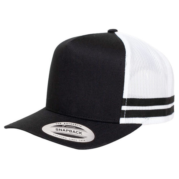 Yupoong Classic Stripe Trucker Cap Thumbnail