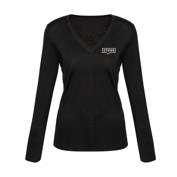 Stone -Women's Wool Jumper Thumbnail