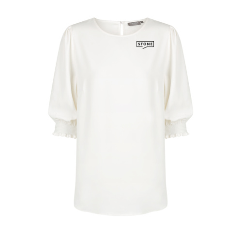 Stone - White Women's Soft 3/4 Shirt Thumbnail