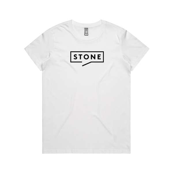 Stone - White Women's Maple T Thumbnail