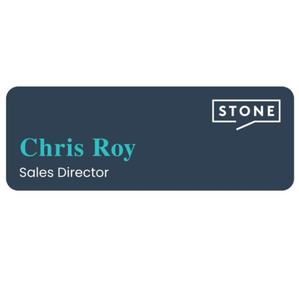 Stone  - Name Badge  Thumbnail