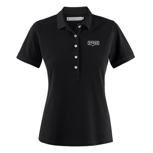 Stone - Women's Premium Cotton Polo Thumbnail