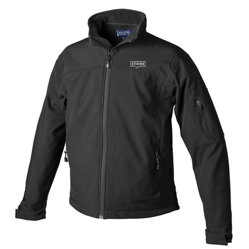 Stone - Perkins Men's Softshell Jacket Thumbnail