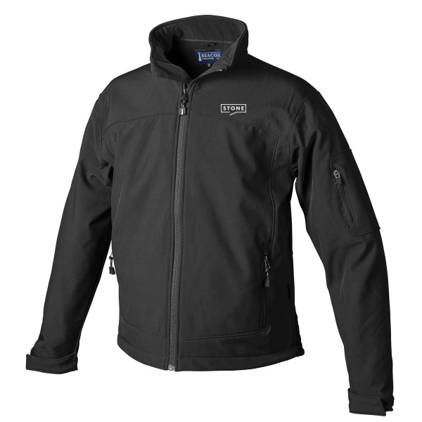 Stone - Perkins Men's Softshell Jacket Thumbnail