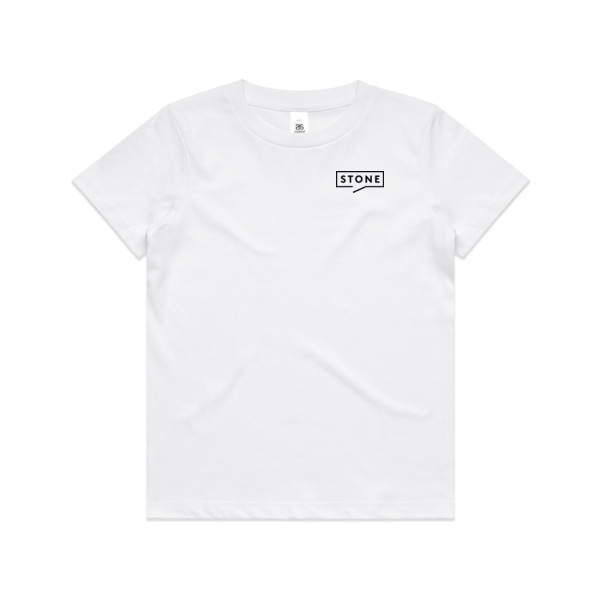 Stone - Kids Staple Tee Left Chest Logo Thumbnail