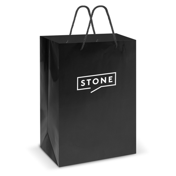 Stone - Laminated Carry Bag - Large Thumbnail