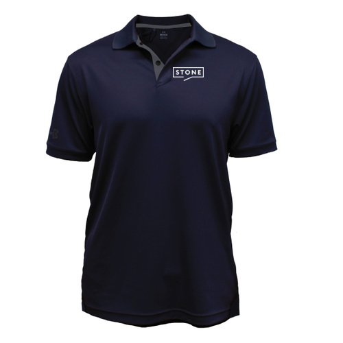 Stone - Men's Under Armour Corporate Polo - Navy Thumbnail