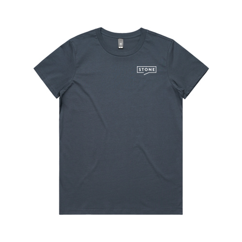Stone - Women's Maple T  Left Chest Logo Thumbnail