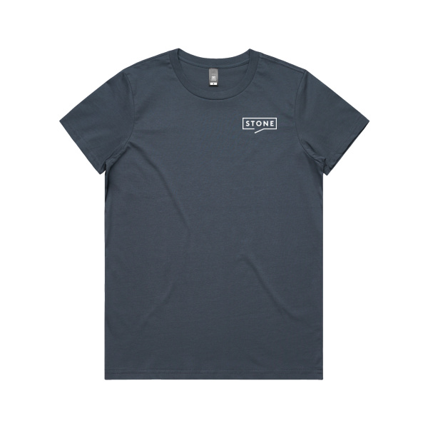 Stone - Women's Maple T  Left Chest Logo Thumbnail
