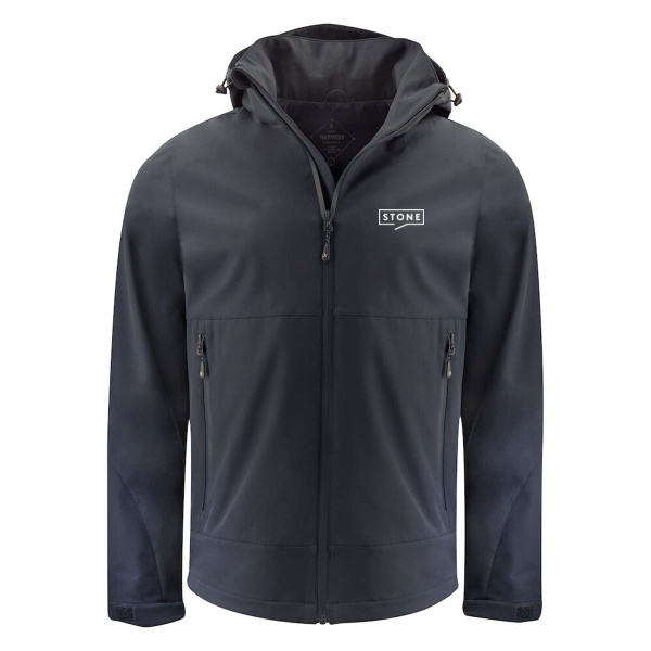Stone - Lodgetown Men's Softshell with Detachable Hood Thumbnail